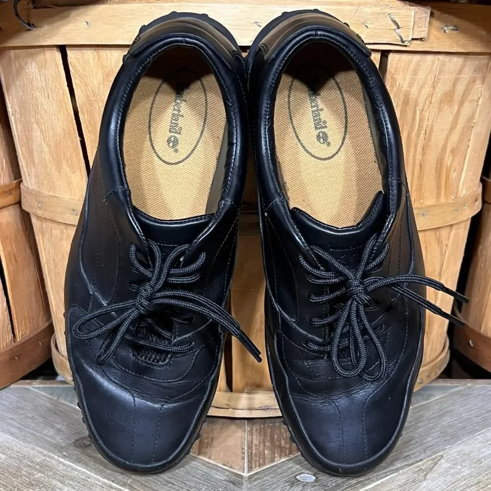 Timberland Earthkeepers Martlar Lace Black Leather Comfort Oxfords Mens Size 8.5